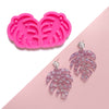 Earring molds "Monstera Leaves" silicone mold for epoxy and resin - Luxy Kraft
