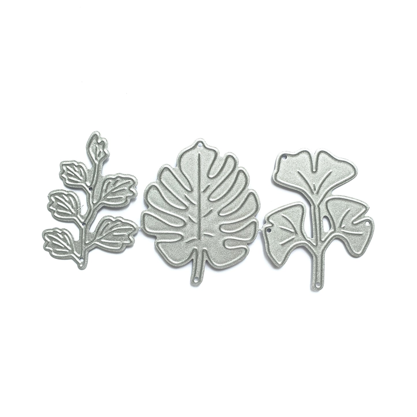 Monstera Leaves Metal Cutting Dies 3 pcs set - Luxy Kraft