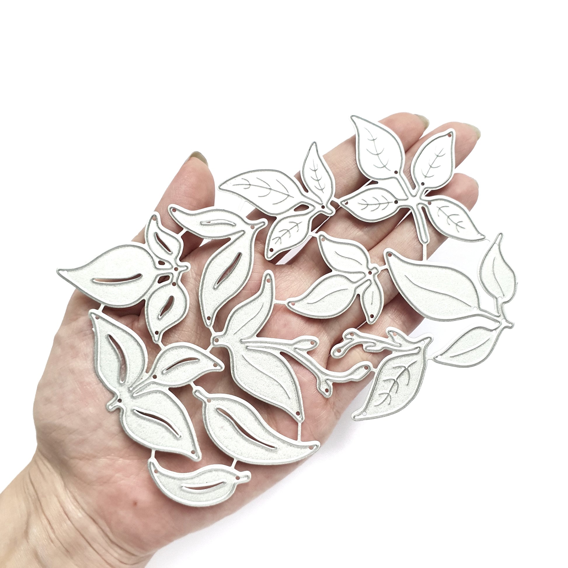Leaves Metal Cutting Dies 11 pcs set - Luxy Kraft