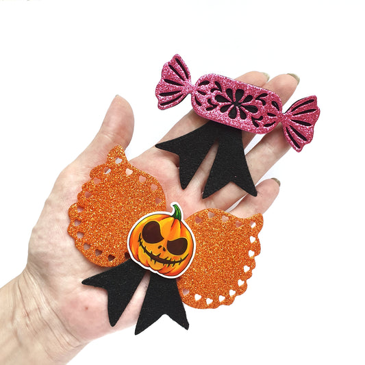 Halloween Candy Wings Bow Metal Cutting Dies 4 pcs set M size - Luxy Kraft