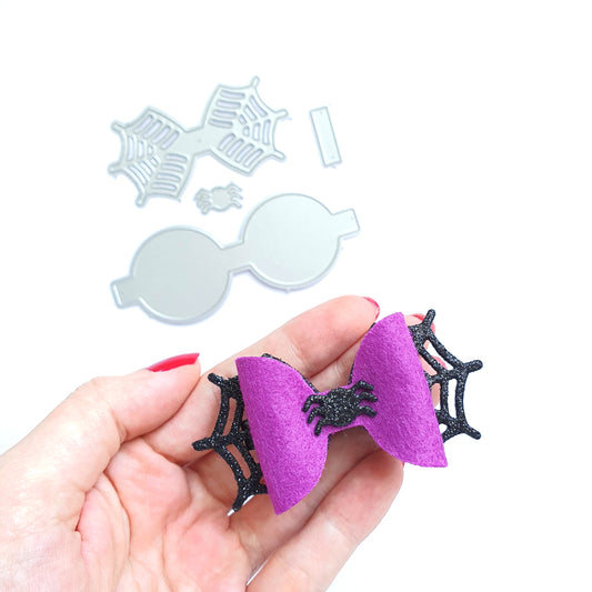 Halloween Spider Bow Metal Cutting Dies - Luxy Kraft