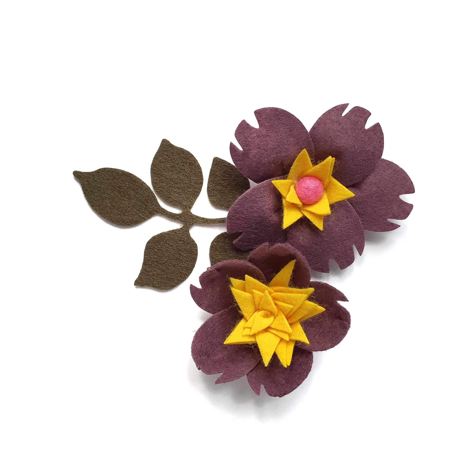 FLOWER LEAVES METAL CUTTING DIES 4 PCS SET - Luxy Kraft