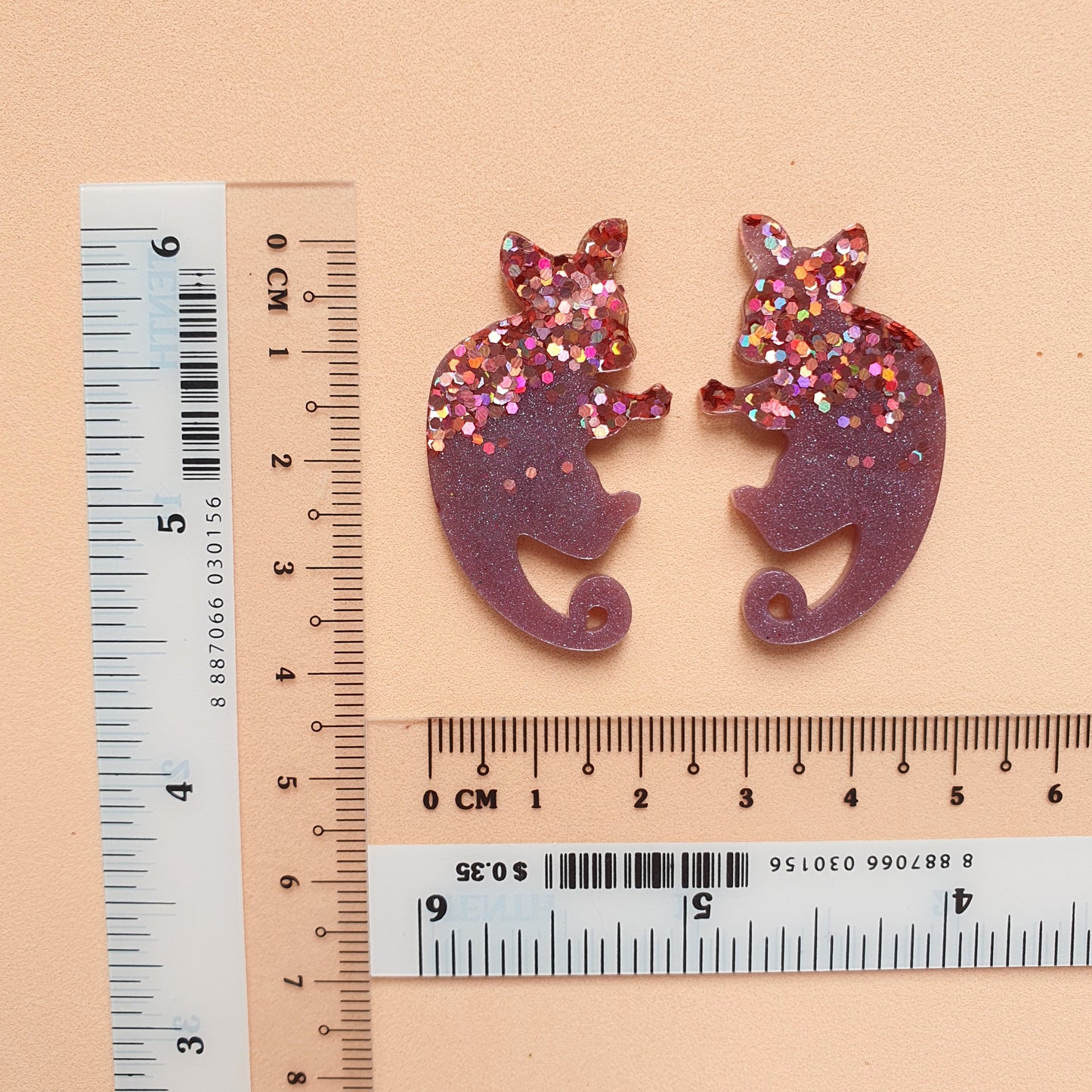 Earrings silicone mold for epoxy and resin craft - Luxy Kraft