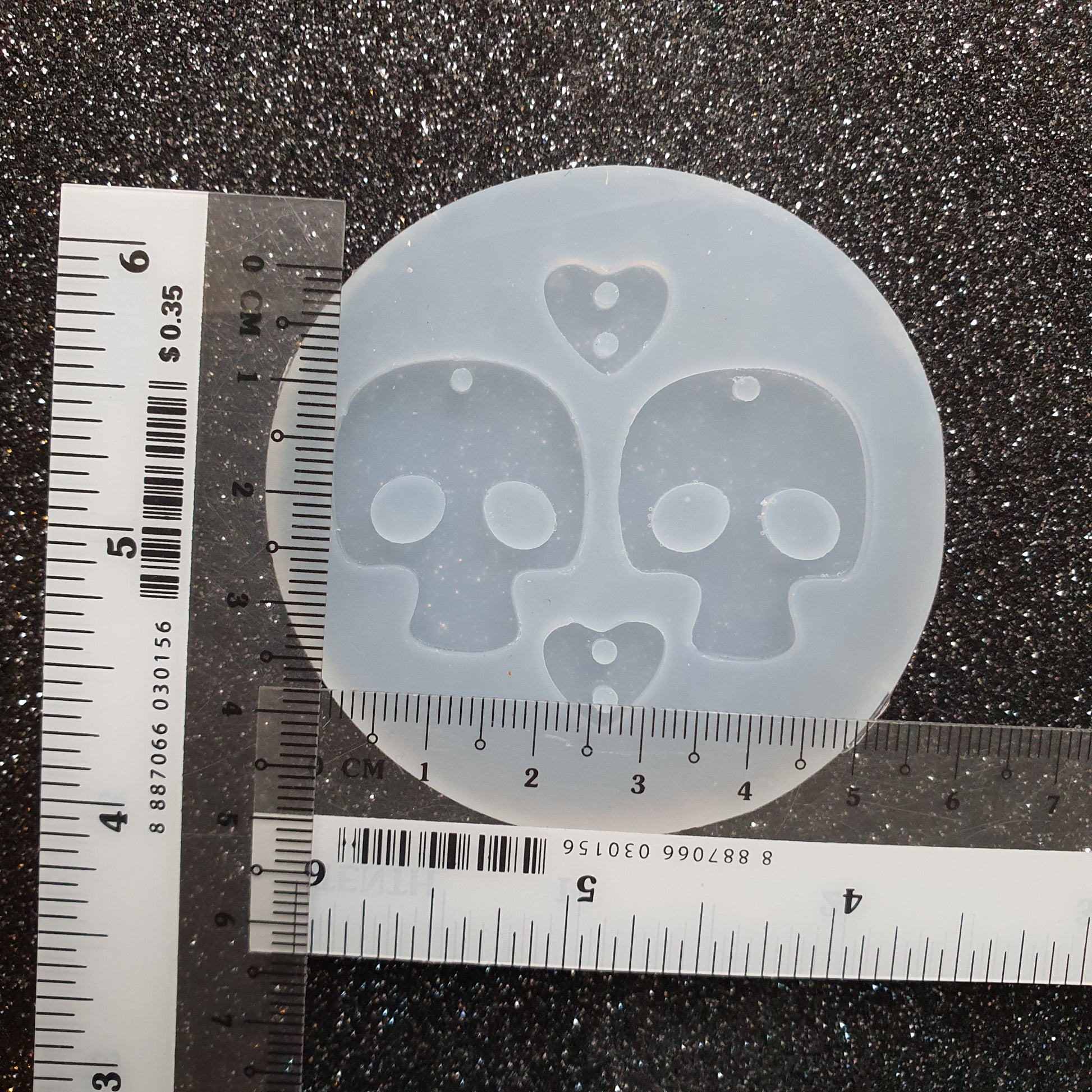 Earrings silicone mold for epoxy and resin craft - Luxy Kraft