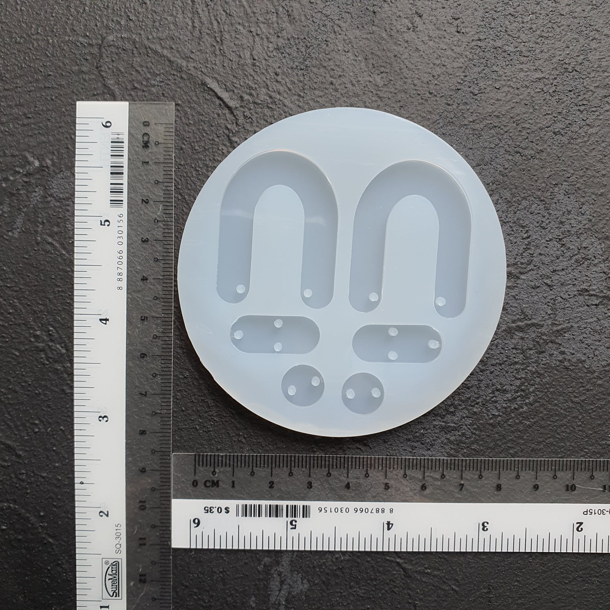 Earrings silicone mold for epoxy and resin - Luxy Kraft