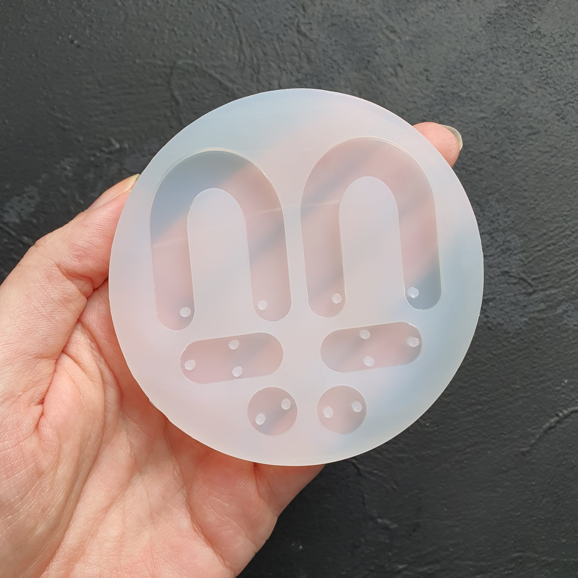 Earrings silicone mold for epoxy and resin - Luxy Kraft