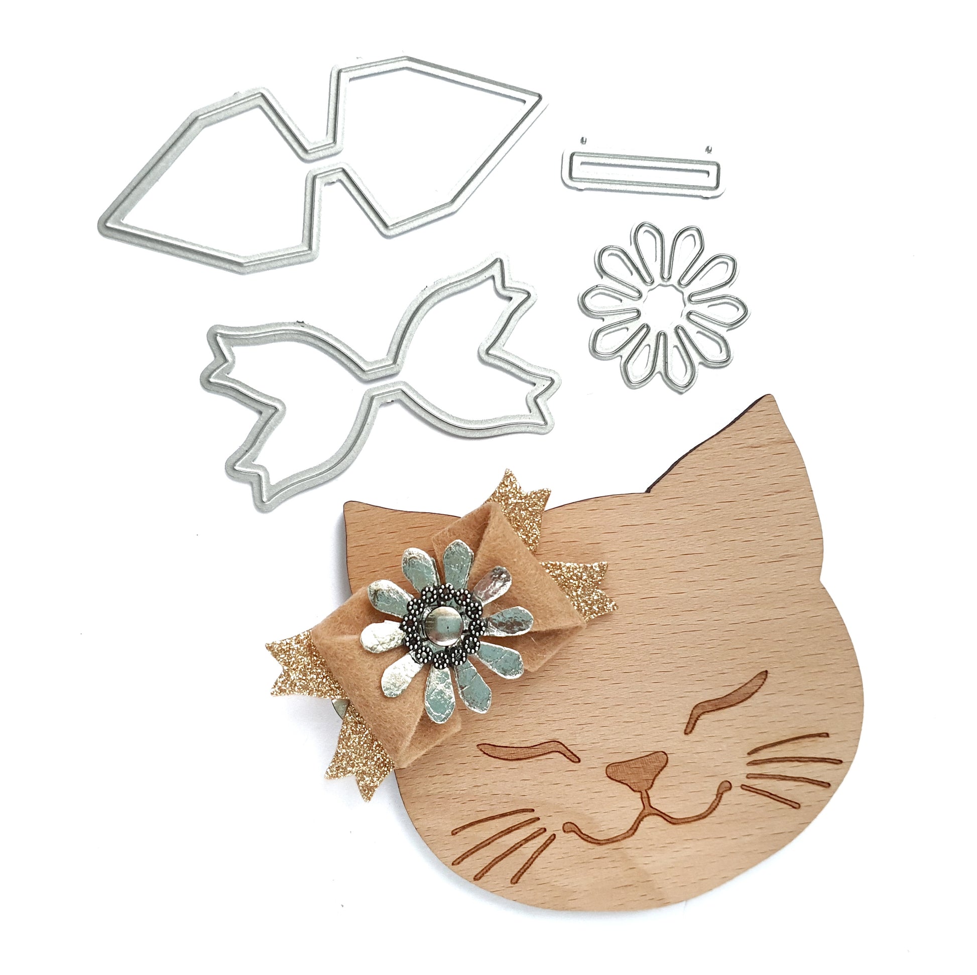 FLOWER BOW CUTTING DIES - Luxy Kraft