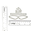 Bow shape metal cutting dies DIY hairclip N-470 - Luxy Kraft