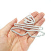 Bow shape metal cutting dies DIY hairclip N-470 - Luxy Kraft