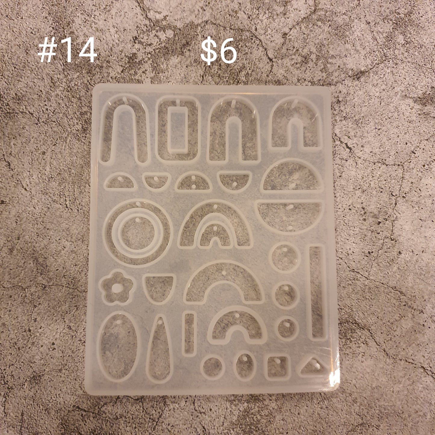 SALE! Earrings silicone mold for epoxy and resin craft - Luxy Kraft