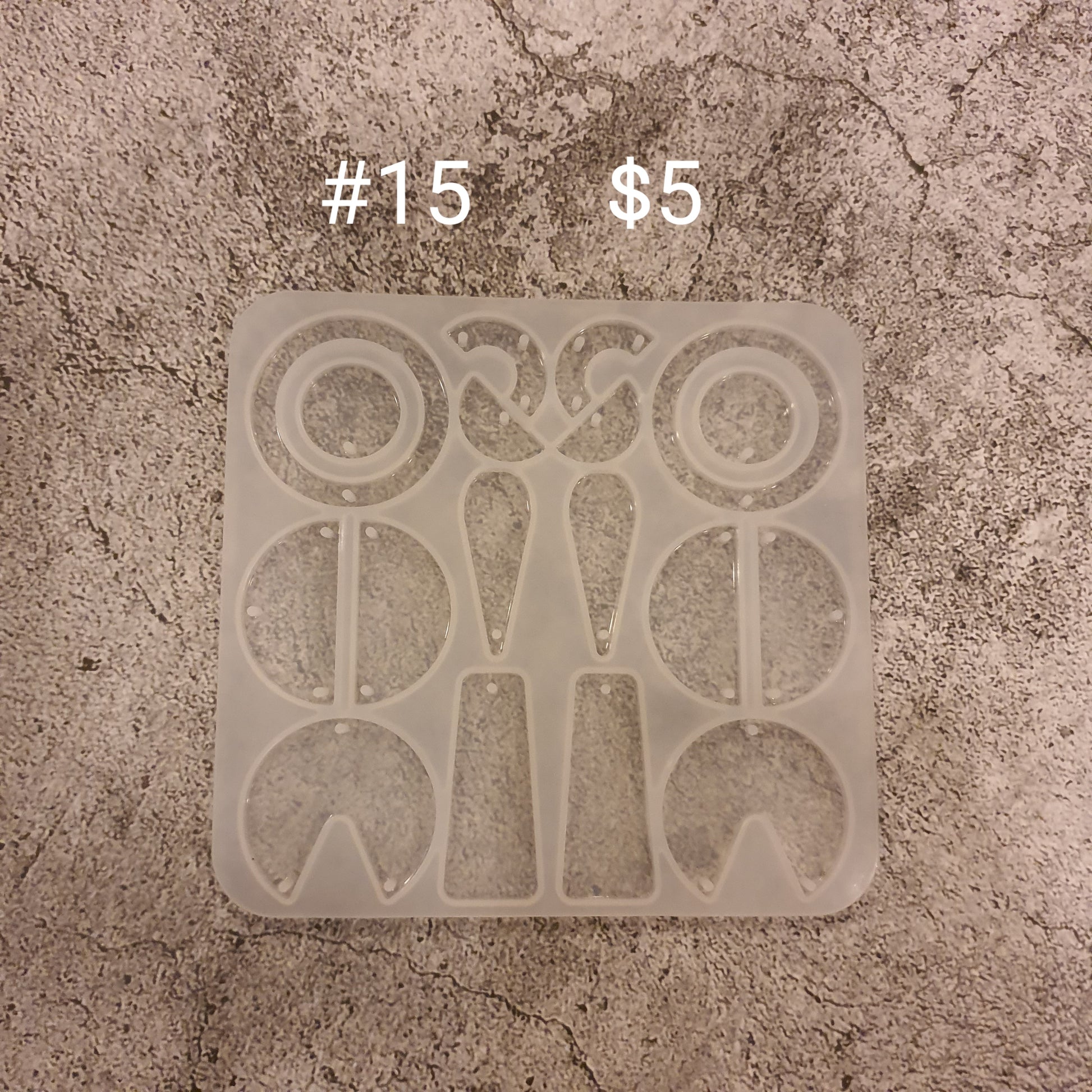 SALE! Earrings silicone mold for epoxy and resin craft - Luxy Kraft