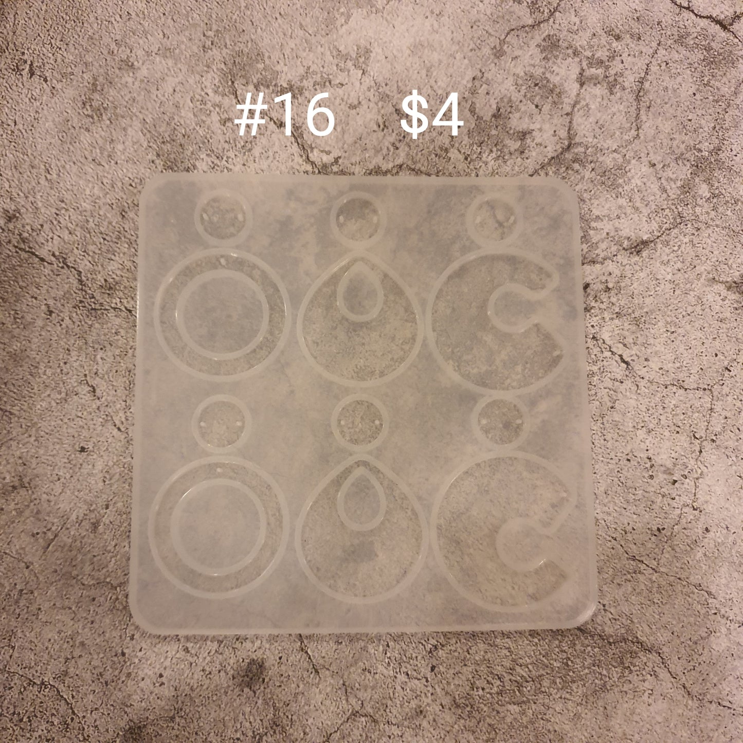 SALE! Earrings silicone mold for epoxy and resin craft - Luxy Kraft