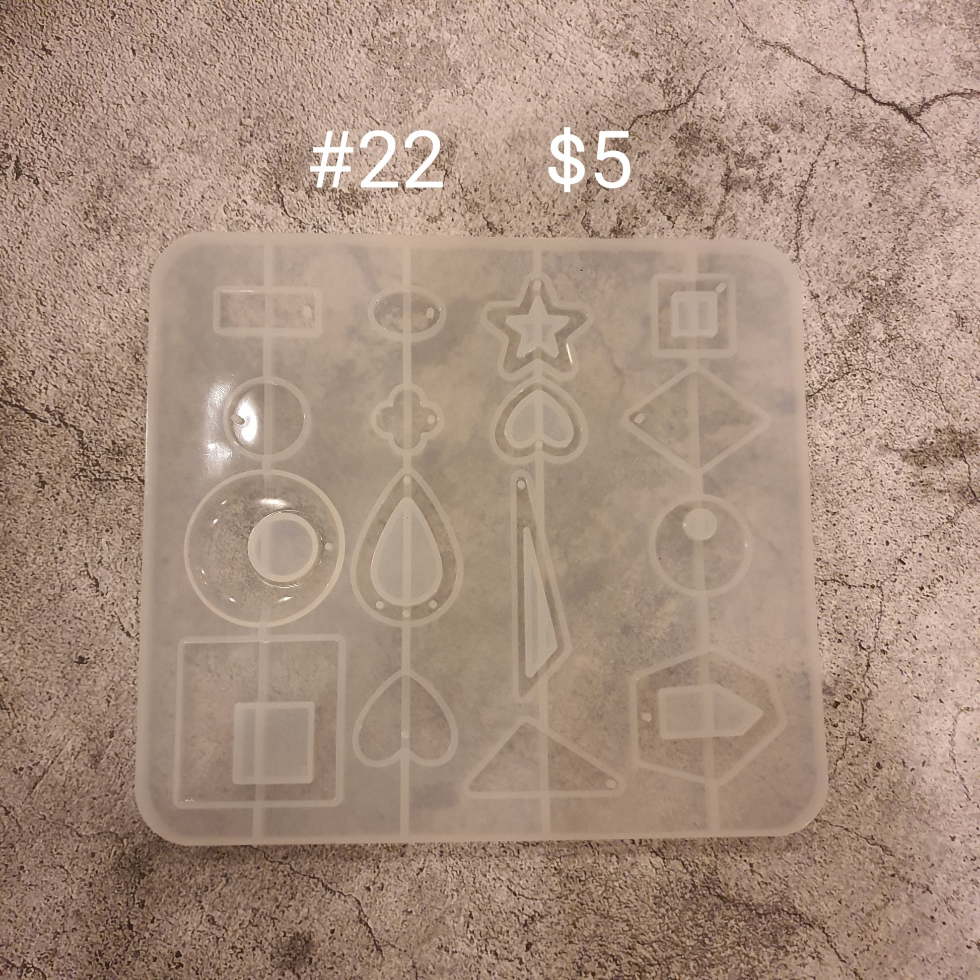SALE! Earrings silicone mold for epoxy and resin craft - Luxy Kraft