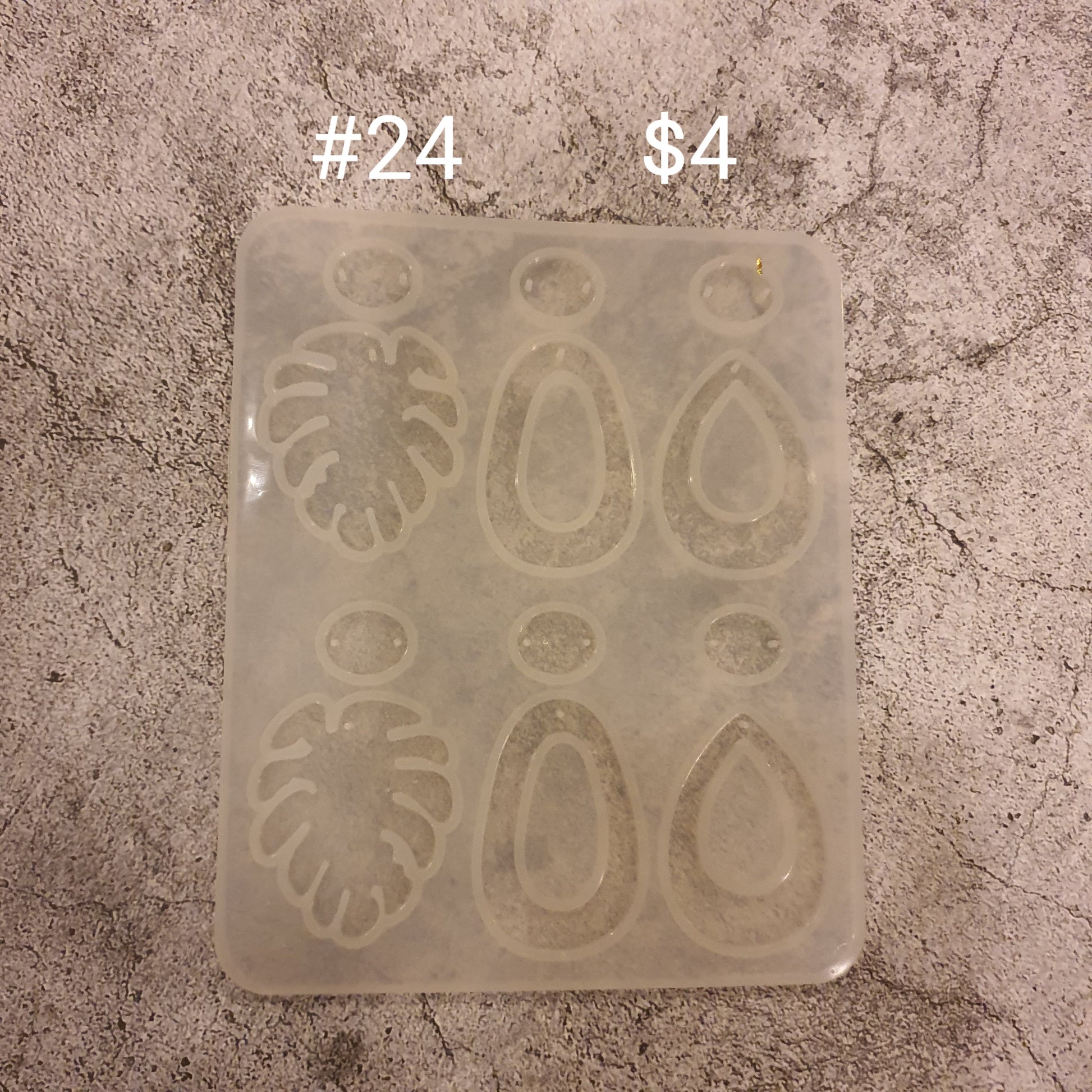SALE! Earrings silicone mold for epoxy and resin craft - Luxy Kraft