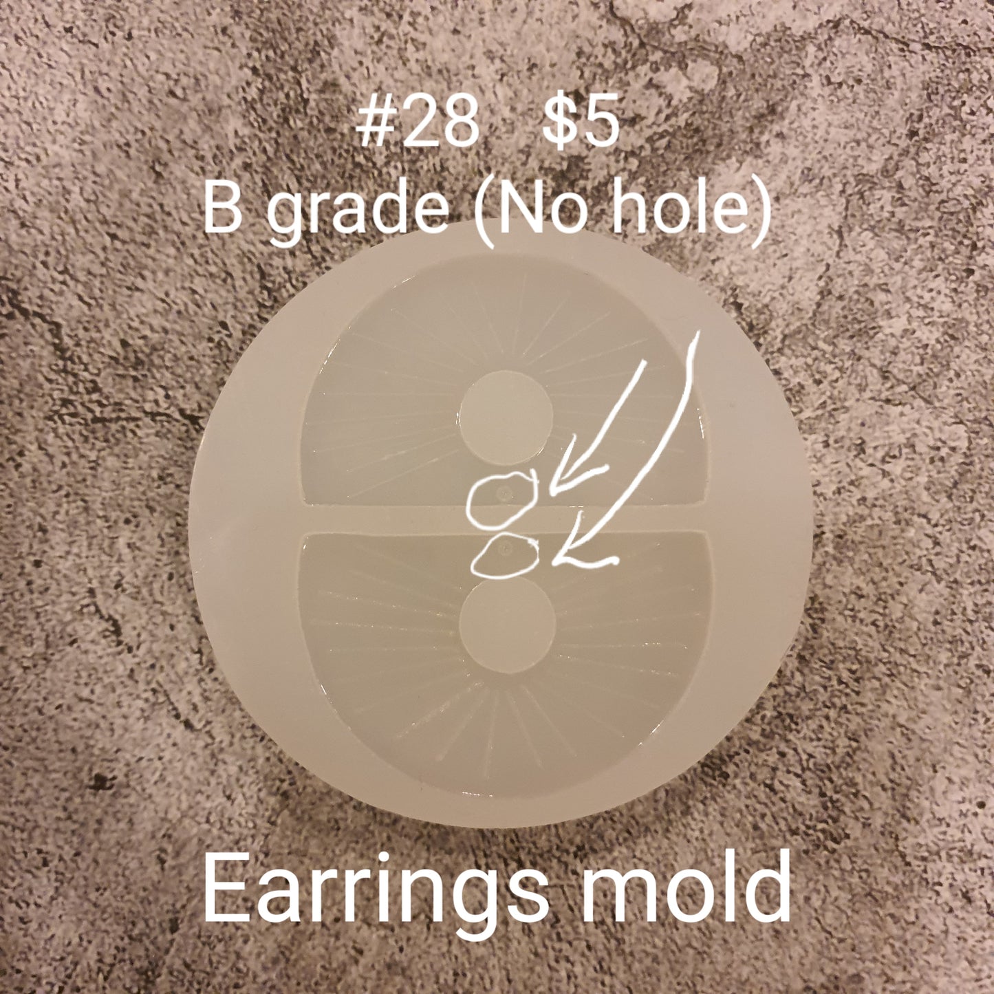 SALE! Earrings silicone mold for epoxy and resin craft - Luxy Kraft