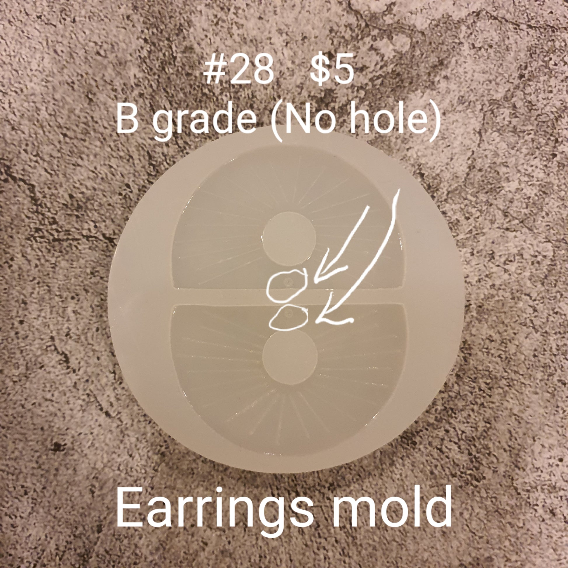 SALE! Earrings silicone mold for epoxy and resin craft - Luxy Kraft