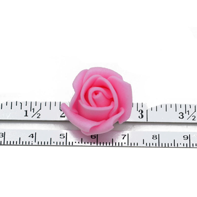 Foam roses flowers 2 cm 100 pcs - Luxy Kraft