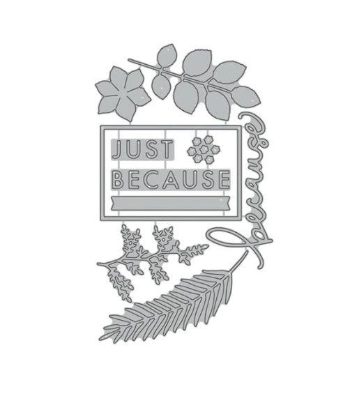 FLORA FLOWERS LEAVES CUTTING DIES SET 10 PCS 9X15 CM - Luxy Kraft