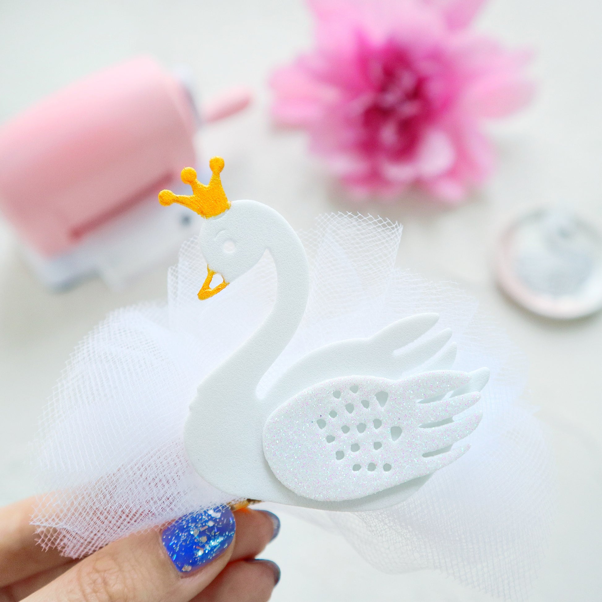 SWAN CUTTING DIES 2 PCS SET - Luxy Kraft