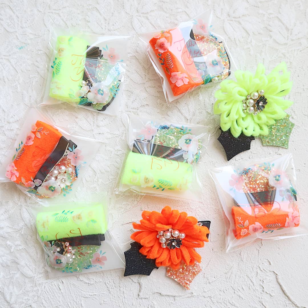 DIY KIT K-1 FELT FLOWER HAIR CLIP - Luxy Kraft