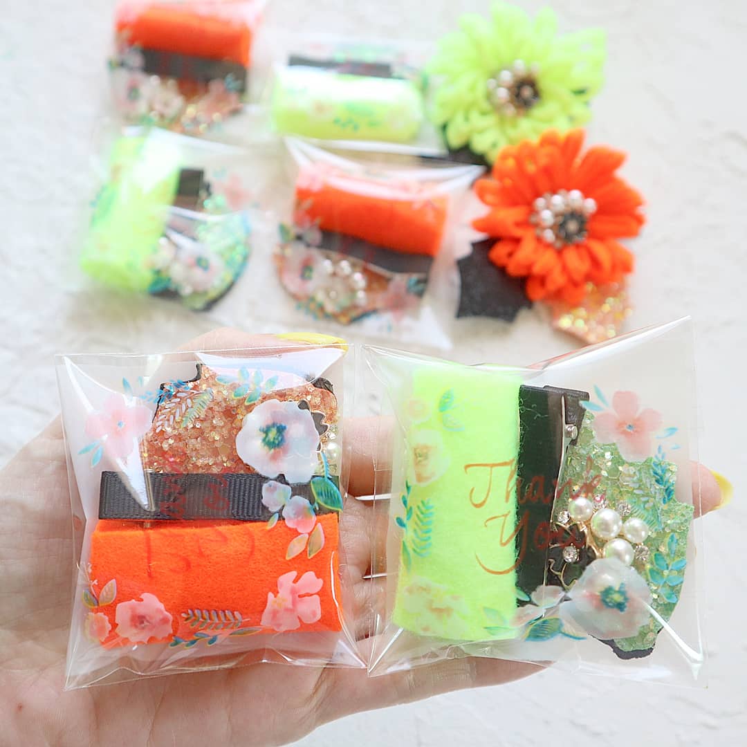 DIY KIT K-1 FELT FLOWER HAIR CLIP - Luxy Kraft