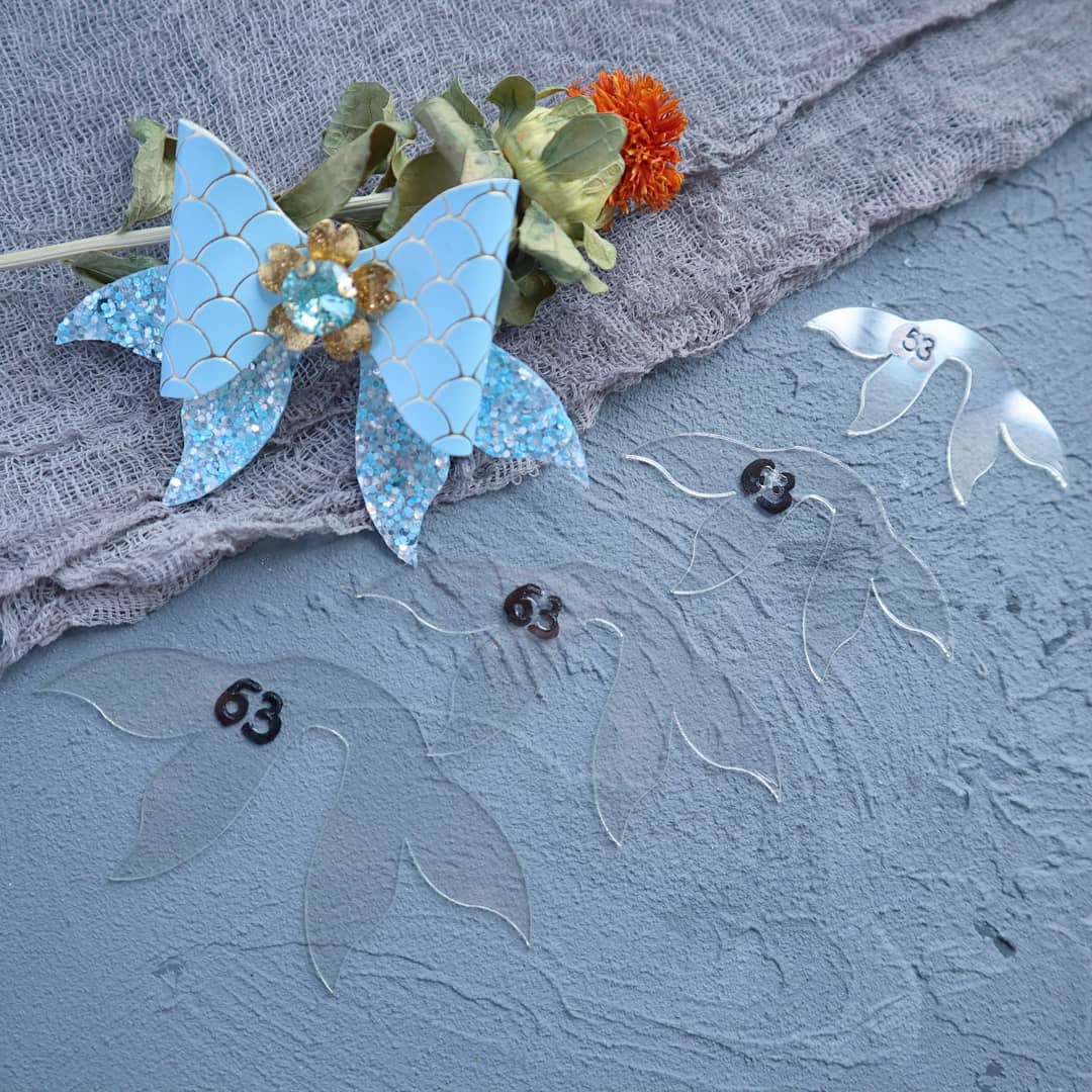 BOW MAKING PLASTIC TEMPLATES N-63 SET OF 4 PCS - Luxy Kraft
