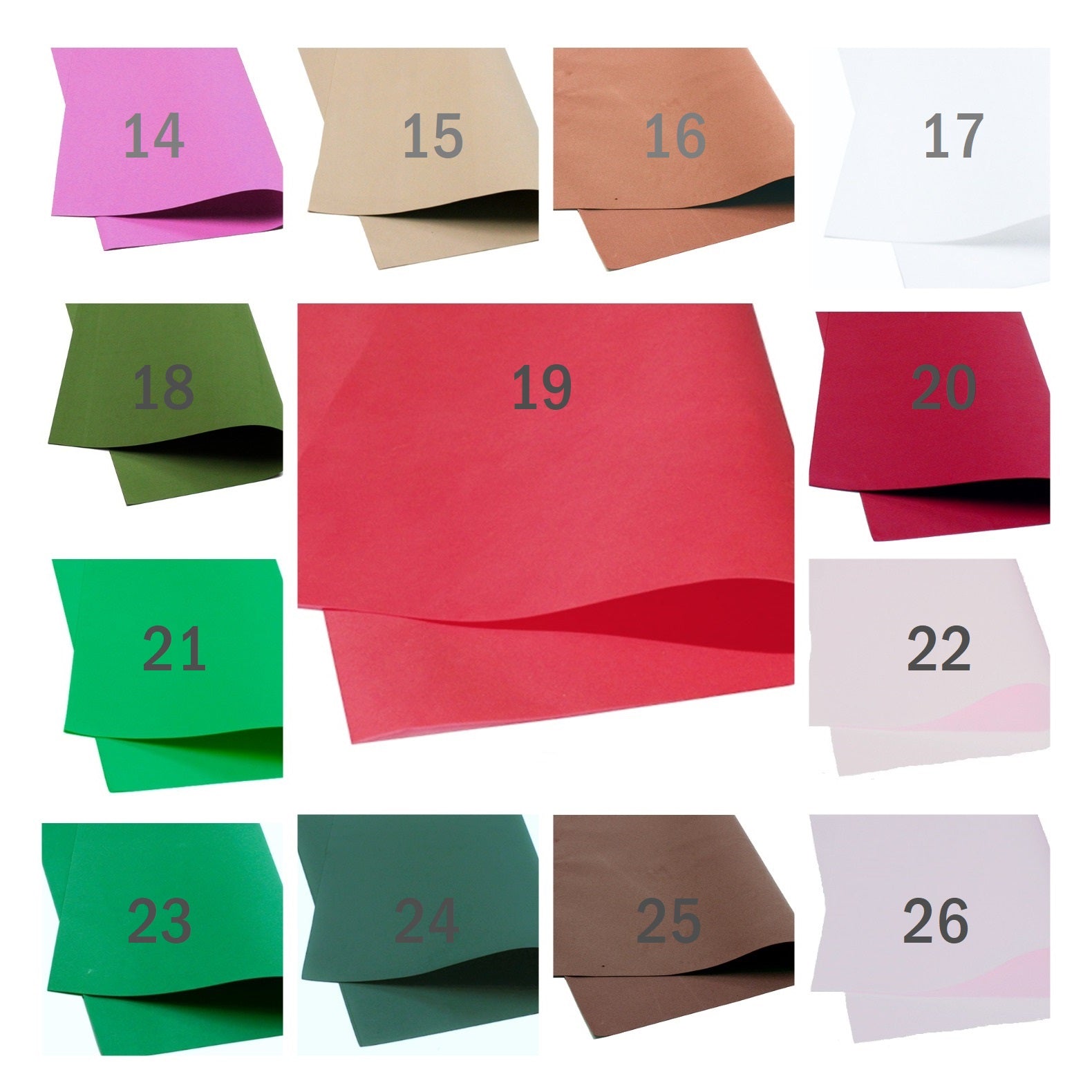 FOAM PREMIUM FOR FLOWER MAKING 1 MM 50X50 CM - Luxy Kraft
