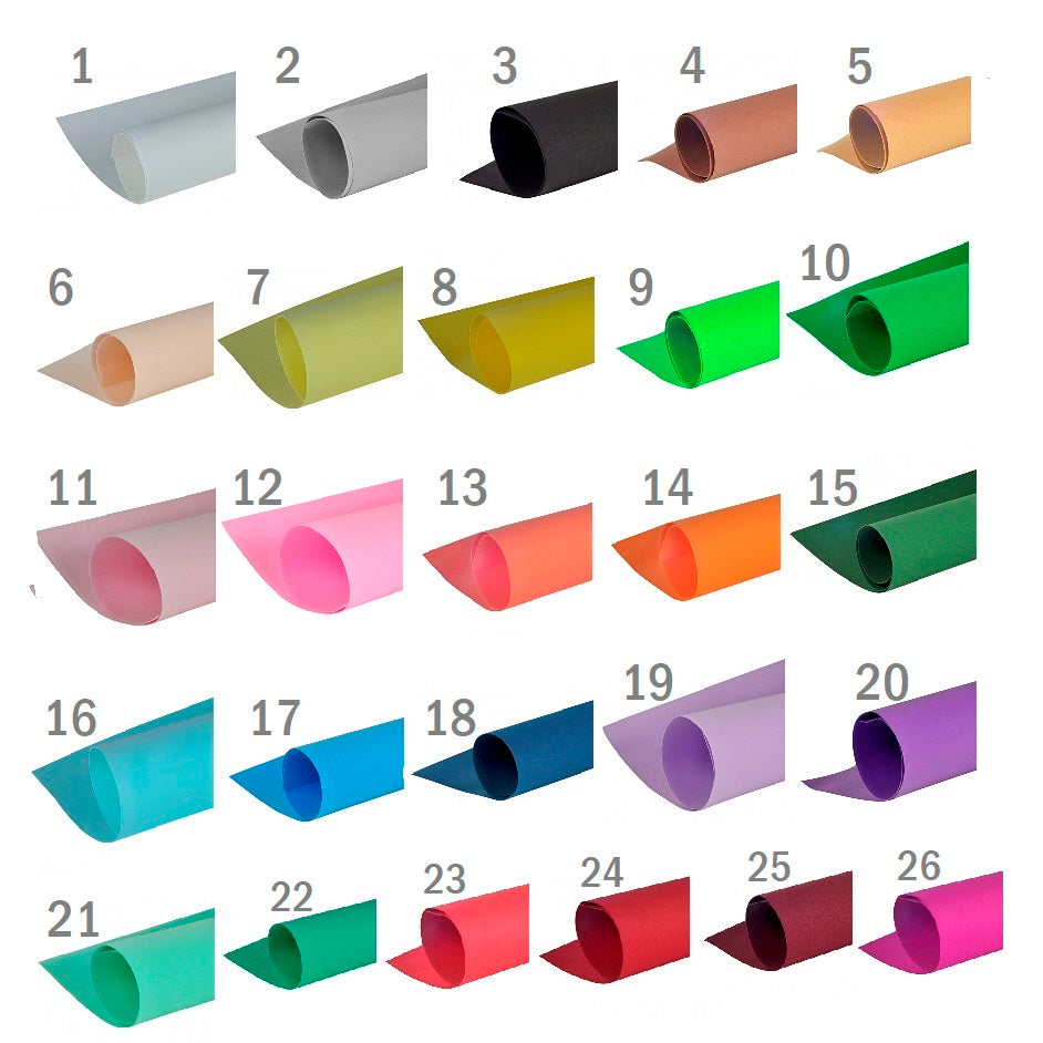 PLAIN FOAM (FOAMIRAN) SHEETS 2 MM 20X30 CM - Luxy Kraft