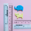 Silicone earrings mold for resin and epoxy "Cat and Elephant" - Luxy Kraft