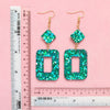 Silicone earrings mould for resin and epoxy 4 design in 1 mold Geometry Star Heart Circle Jewelry mold - Luxy Kraft