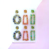 Silicone earrings mold for resin and epoxy 3 designs in 1 mold Geometry Jewelry mould - Luxy Kraft