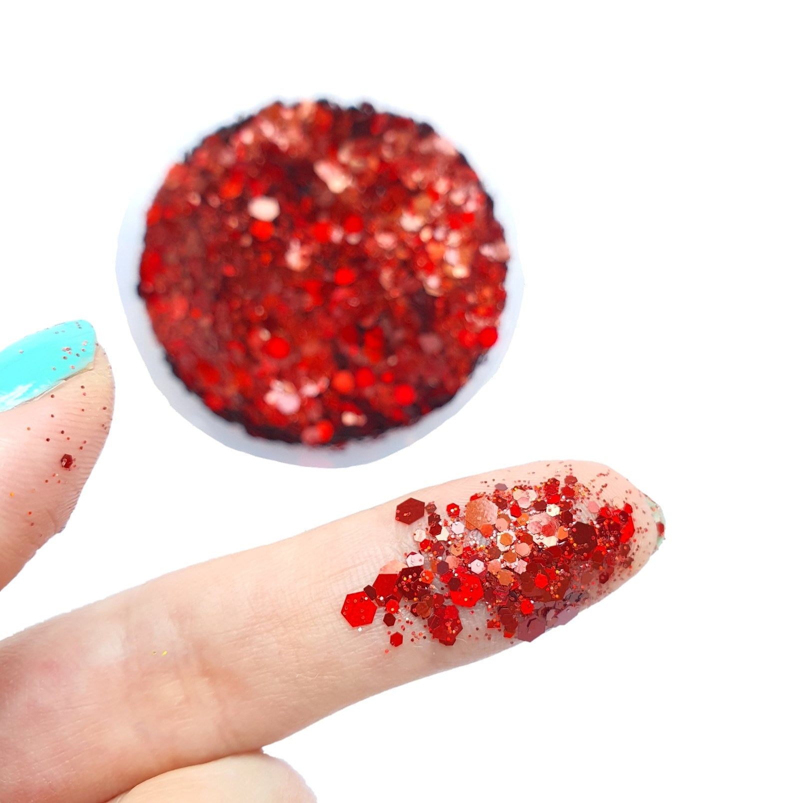 Red Mix Hologram Chunky glitter for Resin crafts, Glitter for nail art, body, makeup, hair, face