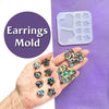 Silicone earrings mold "Hearts and Stars" for resin and epoxy - Luxy Kraft