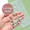Silicone earrings mold "Reindeer, Elk horns" for resin and epoxy Christmas silicon mould 5 pairs horns - Luxy Kraft