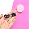 Silicone earrings mold "Eyes" mould for resin and epoxy for stud earrings - Luxy Kraft