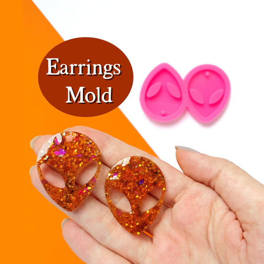 Silicone earrings mold for resin and epoxy - Luxy Kraft