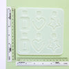 Silicone earrings mould for resin and epoxy 4 design in 1 mold Geometry Star Heart Circle Jewelry mold - Luxy Kraft