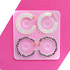 Silicone earrings mould for resin and epoxy 2 design in 1 mold  Jewelry mold - Luxy Kraft
