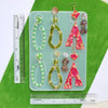 Silicone earrings mold for resin and epoxy 4 designs in 1 mold Geometry Jewelry mould - Luxy Kraft