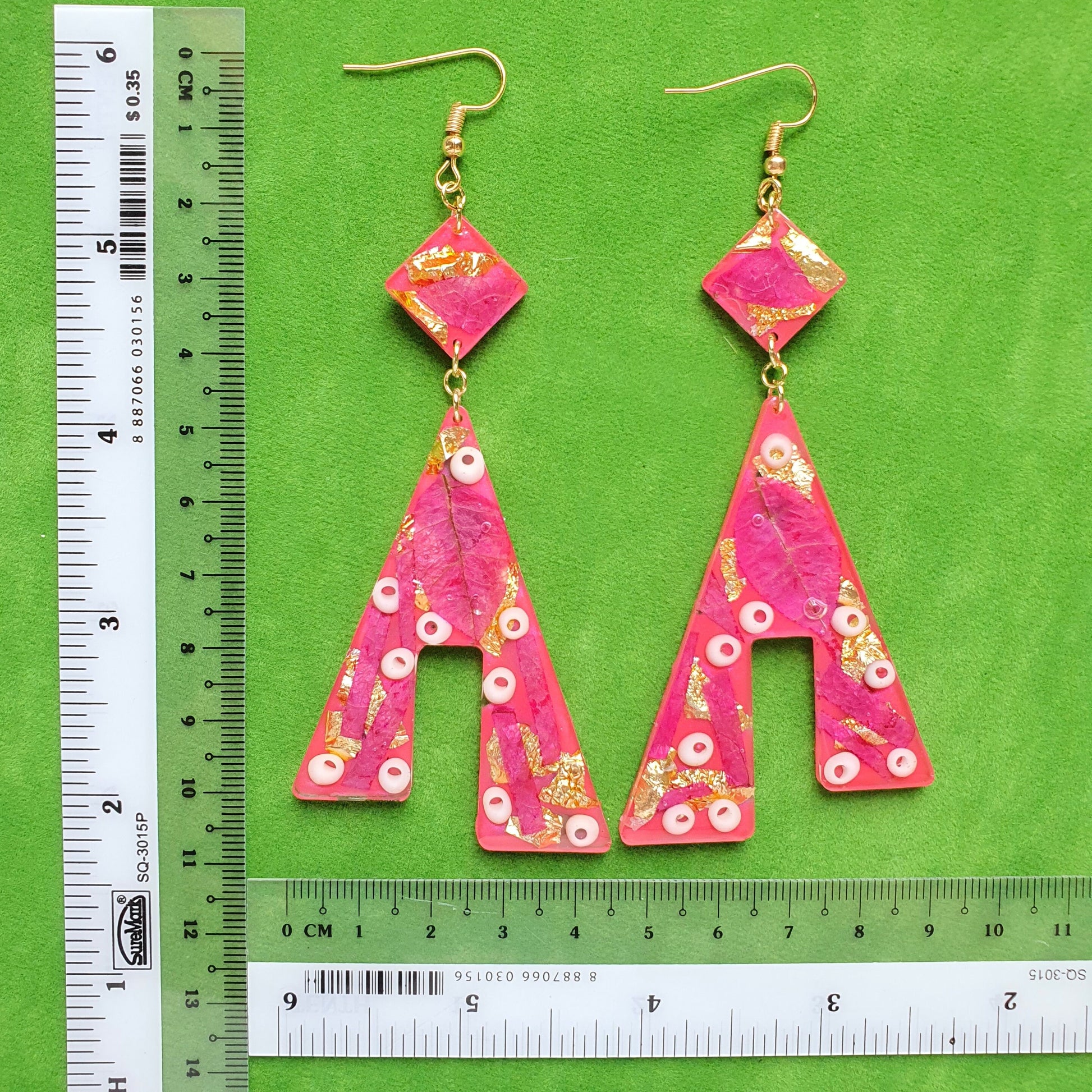 Silicone earrings mold for resin and epoxy 4 designs in 1 mold Geometry Jewelry mould