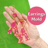 Silicone earrings mold for resin and epoxy 4 designs in 1 mold Geometry Jewelry mould - Luxy Kraft