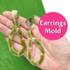Silicone earrings mold for resin and epoxy 4 designs in 1 mold Geometry Jewelry mould - Luxy Kraft