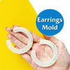 Silicone earrings mould for resin and epoxy 2 design in 1 mold  Jewelry mold - Luxy Kraft