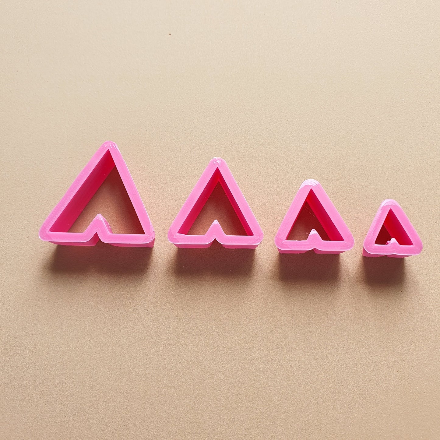V shapes Polymer clay 3D cutters Geometry shapes cutter