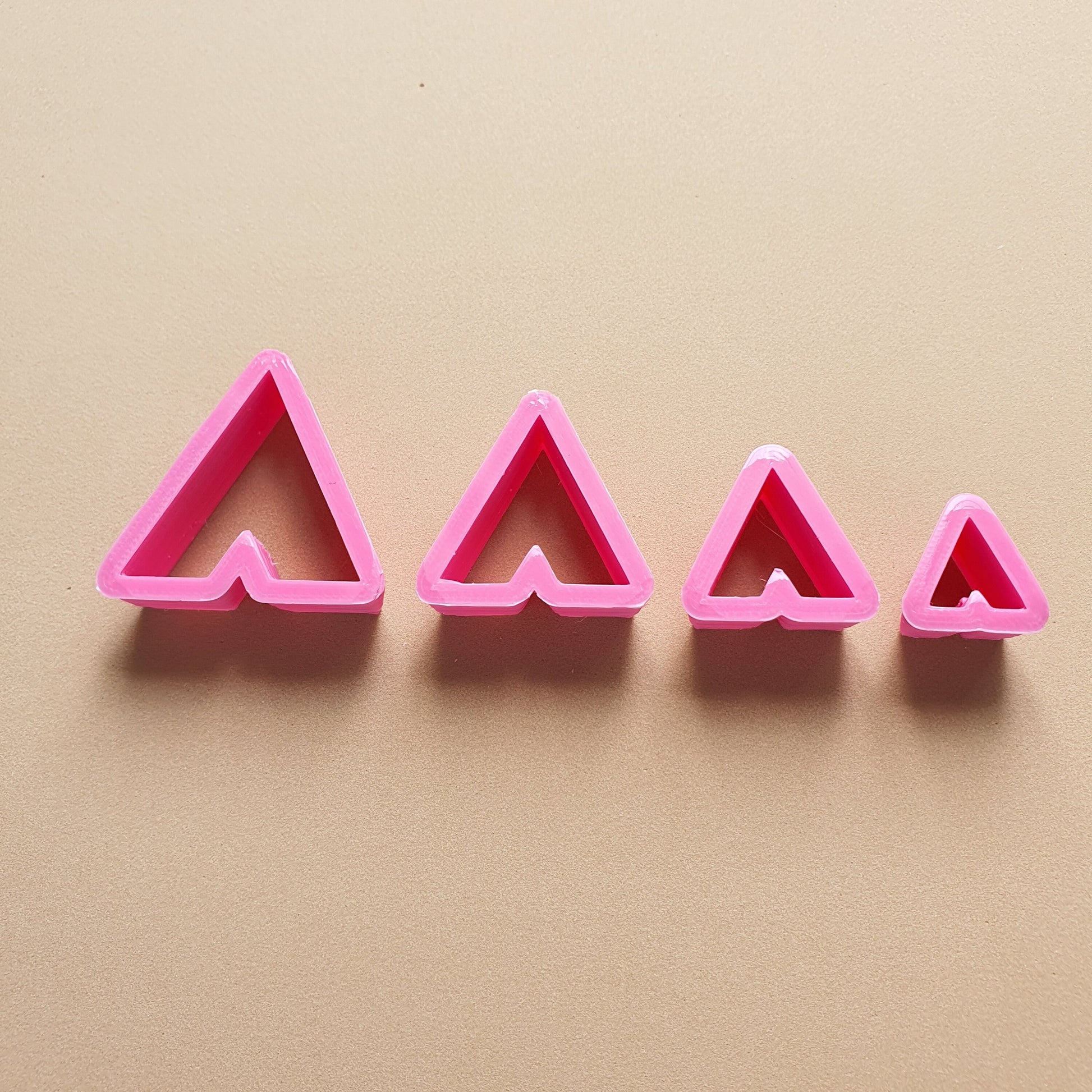 V shapes Polymer clay 3D cutters Geometry shapes cutter