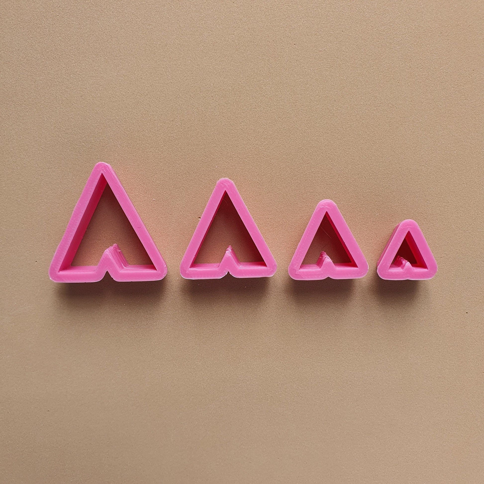 V shapes Polymer clay 3D cutters Geometry shapes cutter
