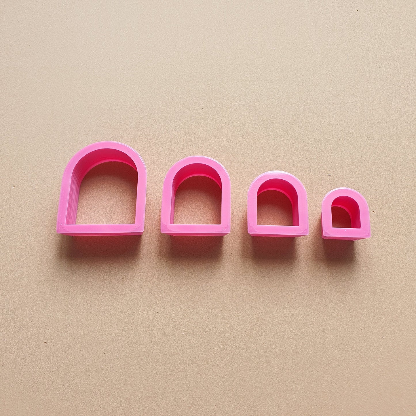 Arch Polymer clay 3D cutters set of 4 pcs - Luxy Kraft