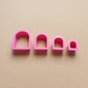 Arch Polymer clay 3D cutters set of 4 pcs - Luxy Kraft