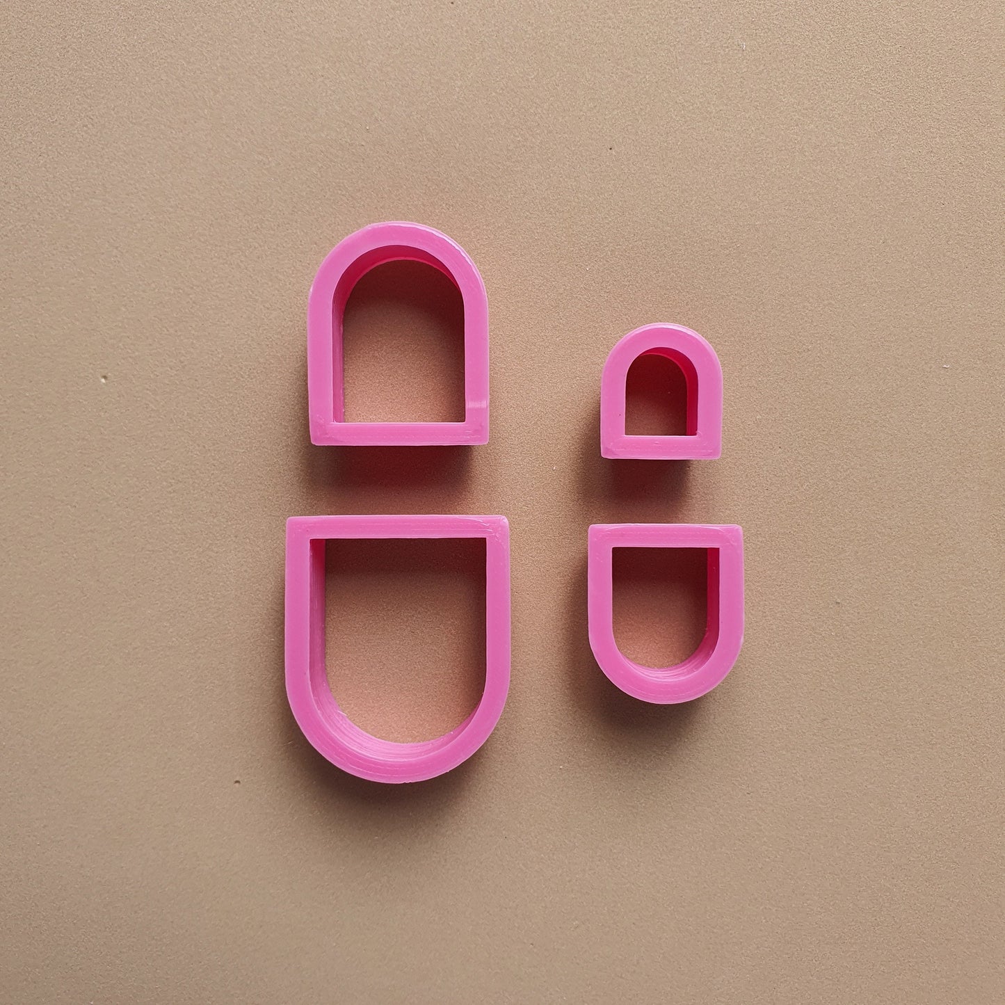 Arch Polymer clay 3D cutters set of 4 pcs - Luxy Kraft
