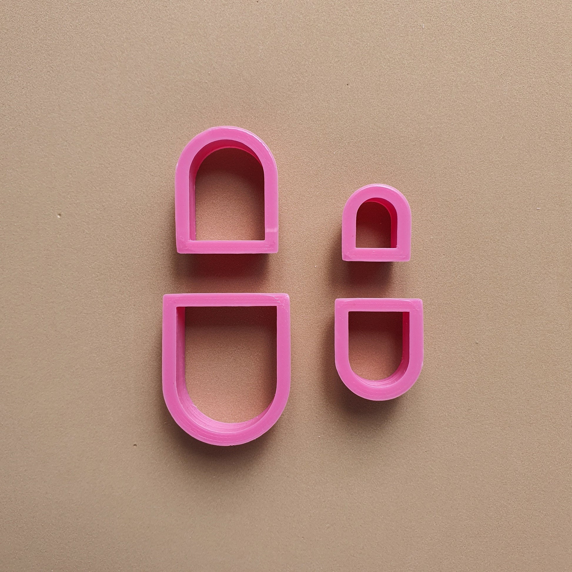 Arch Polymer clay 3D cutters set of 4 pcs - Luxy Kraft